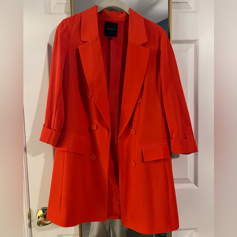 Dynamite Size M Red Blazer - Picture 1 of 2